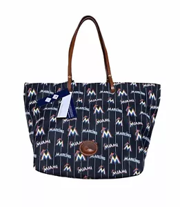 Miami Marlins Tote Bag MLB Dooney e Bourke Addison Bag - Foto 1 di 11