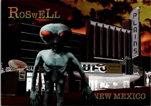 Alien "Roswell Incident" Roswell NEW MEXICO CONTINENTAL POSTKARTE D9 - Bild 1 von 2