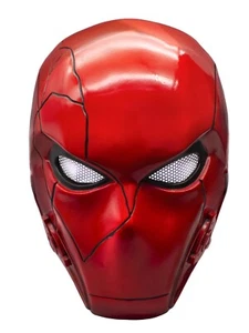 Anime Batman Red Hood Jason Todd Resin Helmet Full Mask Halloween Cosplay Props - Picture 1 of 8