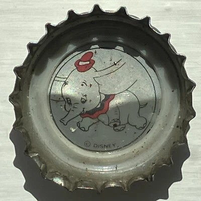 Винтажная крышка на бутылку 1968 Disney Dumbo Coca-Cola Olympics из Акапулько, Мексика - Изображение 1 из 2