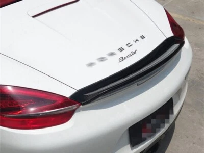For Porsche Carbon Fiber 13-16 Boxster S 981 GTS "SP" Rear Wing Trunk Spoiler — 第 1/4 张图片