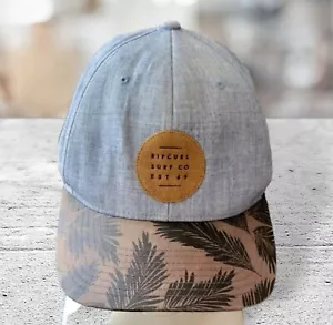 RIP CURL Camo Hat Leather PATCH Surf Company Baseball cap RARE SAMPLE cap - Picture 1 of 4