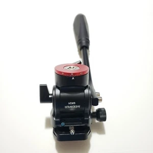 NEEWER Tripod Fluid Head Pan Tilt Head with Arca Quick Release Plate & Handle - Picture 1 of 14