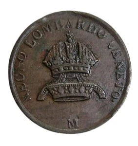 Hn Milano. Franz Joseph I (1849-1866) . 1 Cent 1850 Cu. Gig.33 R b235 - Picture 1 of 2