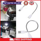 hot USB Male to Female Extension LED Light Adapter Cable Metal Flexible Tube