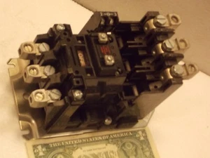 ALLEN BRADLEY CONTACTOR 500F-COD930 AUXILIARY CONTACT 595-A SERIES B SIZE 0-5 - Picture 1 of 12