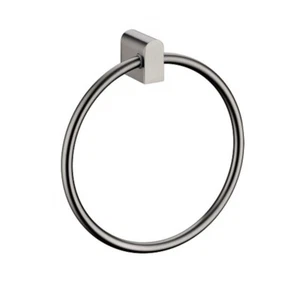 Gun Metal Hand Towel Ring - Picture 1 of 1