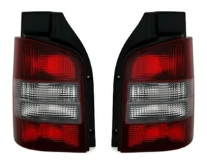 Rückleuchten Set in Rot Schwarz für VW T5 Bus + Transporter 03-09 Heckleuchten - Bild 1 von 3