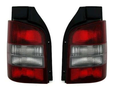 Rückleuchten Set in Rot Schwarz für VW T5 Bus + Transporter 03-09 Heckleuchten - Bild 1 von 3