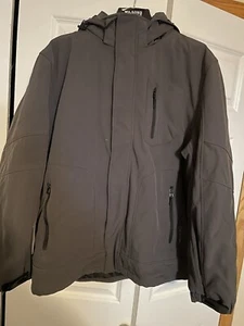 Calvin Klein 3-in-1 Jacket Gray Polyester Water Resistant Men's Size XL - Picture 1 of 4