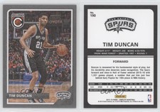 2015-16 Panini Complete Silver Tim Duncan #190 HOF