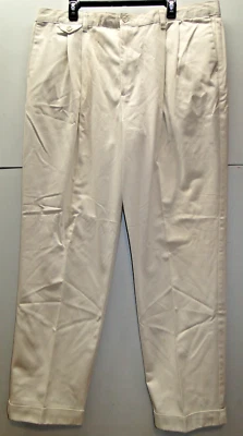 Dockers Beige No Wrinkle Twill Khaki Pants - Men's Size 42/32 - Preworn - Image 1 of 4