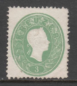 Austria - 3k Emperor Francis Joseph I Issue 1860 (MNG) (CV $1,166) - Bild 1 von 1