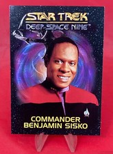 Star Trek DS9 Deep Space Nine Action Figure Card Sisko - Free US Shipping!