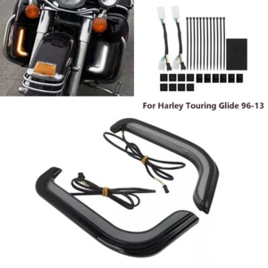 LED Fairing Lower Grill Turn Signal Light For Harley Electra Street Glide 96-13 - Picture 1 of 9