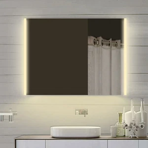 LED spiegel Badezimmerspiegel Kalt & Warm licht Bad Wand Hänge spiegel 80 x 71 - Bild 1 von 4