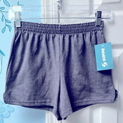 NUEVO CON ETIQUETAS Gris Suave Brezo Auténtico Ligero Cintura Elástica Niñas Corto Talla XL! Foto 1 de 4