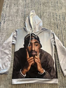 Tupac Shakur Poetic Justice 90s Movie Graphic Hoodie XL Sweatshirt Rapper Music - Picture 1 of 5