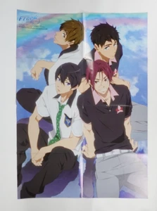 Póster promocional gratis Iwatobi Swim Club Ace of Diamond Daiya sin anime Rin Haruka - Imagen 1 de 3
