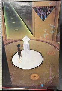 original 1979 Styx Cornerstone promotional poster A&M Records 24”X36” - Picture 1 of 1