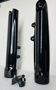 Harley BREAKOUT HORQUILLA PATAS Softail Deslizadores OEM PERSONALIZADO NEGRO INTERCAMBIO - Imagen 1 de 20