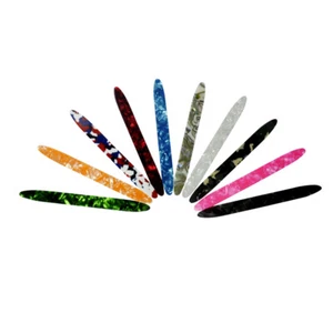 10Pcs Medium 0.71mm Celluloid Reeshe Oud Picks Mizrap Picks Strips - Picture 1 of 7