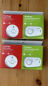 FireAngel Smoke Alarm Twin Pack SB1 & FA3313 Brand New - Picture 1 of 6