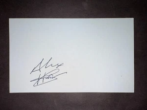 Tarjeta índice firmada 3x5 Alex Hinshaw, GIANTS (debut 2008) (HS) - Imagen 1 de 1