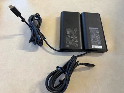 批量 2 件 戴尔 90W USB-C-OEM 交流电充电器 带电源线 — 第 1/4 张图片