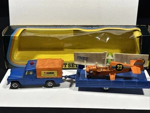 1973 Corgi Toys Gift Set 19 Land Rover Nipper Aircraft And Trailer Original Box - Picture 1 of 23