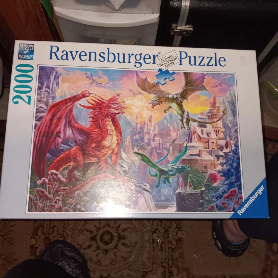 Ravensburger - Dragonland 2000pc Jigsaw Puzzle No. 167173 fantasy dragon - Image 1 of 4