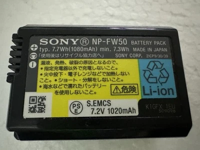 Original Sony NP-FW50 InfoLithium W Series Battery Pack Li-ion - Imagen 1 de 2