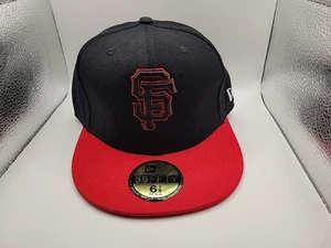 San Francisco Giants hat cap New Era 59Fifty Fitted Size 6 7/8 MLB Baseball - Picture 1 of 9