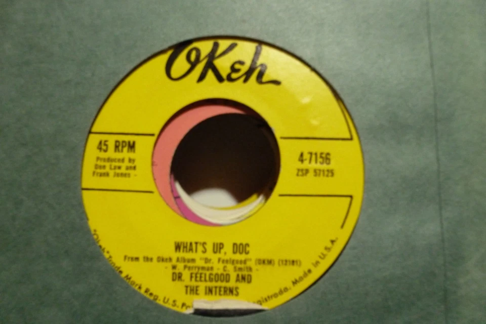 DR FEELGOOD & THE INTERNS. RIGHT STRING WRONG YO YO & WHAT'S  UP DOC   R&B NM 45 - Image 1 of 1