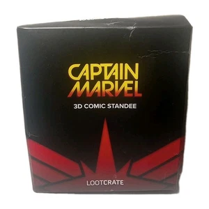 Open Box Captain Marvel 3D Comic Standee Statue Figure - Loot Crate Exclusive - Picture 1 of 4
