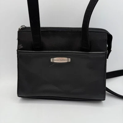 Hush Puppies Black Small Crossbody Bag Purse Pocketbook Shoulder Bag — 第 1/4 张图片