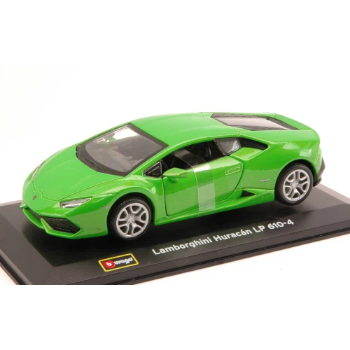 LAMBORGHINI HURACAN LP 610-4 2014 GREEN 1:32 Burago Auto Stradali Modellino Nuov - Immagine 1 di 1