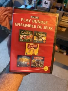 SEALED 2001 PC game bundle hoyle casino + card games scrabble jeopardy monopoly - Picture 1 of 5