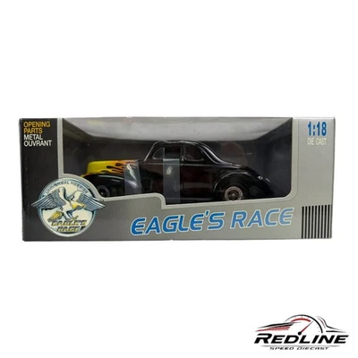 🇺🇸🇺🇸🇺🇸Eagle's Race 1940 Ford Deluxe Hot Rod Black 1:18 HW🇺🇸🇺🇸🇺🇸 - Image 1 of 4