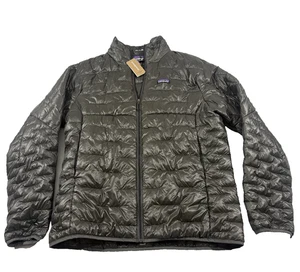 NEW Patagonia Mens Micro Puff Jacket Lightweight Forge Grey Sz L Personalized - Picture 1 of 17
