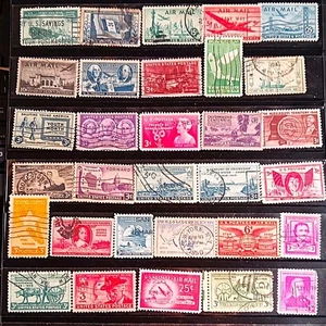 US 1940-1950 RARE COMMEMORATIVE STAMPS LOT USED US1940 - Picture 1 of 2