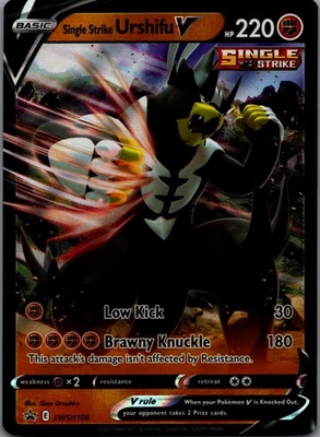 Single Strike Urshifu V - Promo SWSH: Sword & Shield Promo Cards SWSH106 NM - Image 1 of 2