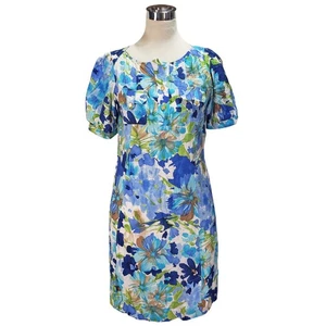 Abito tunica Du Jour Trend Right Now Flirty floreale blu chiaro ventilato, 8 - Foto 1 di 2
