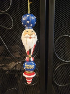 Adorno colgante patriótico de Santa - Imagen 1 de 5