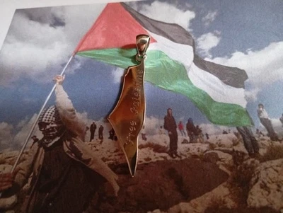 PALESTINA ciondolo in Argento 925-produzione artigiana - Immagine 1 di 4