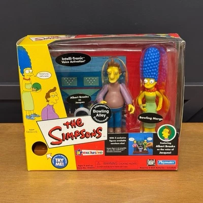 2002 The Simpsons Toys r Us Exclusive Interactive Bowling Alley Jacques & Marge - Изображение 1 из 4
