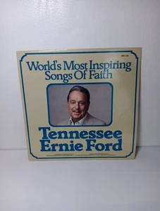 World's Most Inspiring Songs of Faith Tennessee Ernie Ford LP Vinyl Record 1985 - Imagen 1 de 2