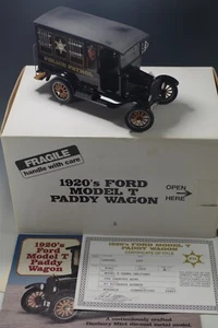 DANBURY COMO NUEVO 1920 FORD MODELO T PADDY WAGON ESCALA 1:24 FUNDIDO A PRESIÓN SIN USAR, EN CAJA - Imagen 1 de 8