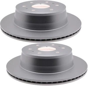 Pair Set of 2 Vented Rear Brake Rotors 345mm ACDelco Pro For Cadillac Chevy GMC - Picture 1 of 1