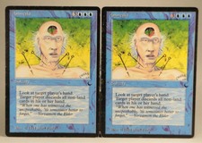 2x Amnesia - The Dark - Magic the Gathering - Vintage Played MTG